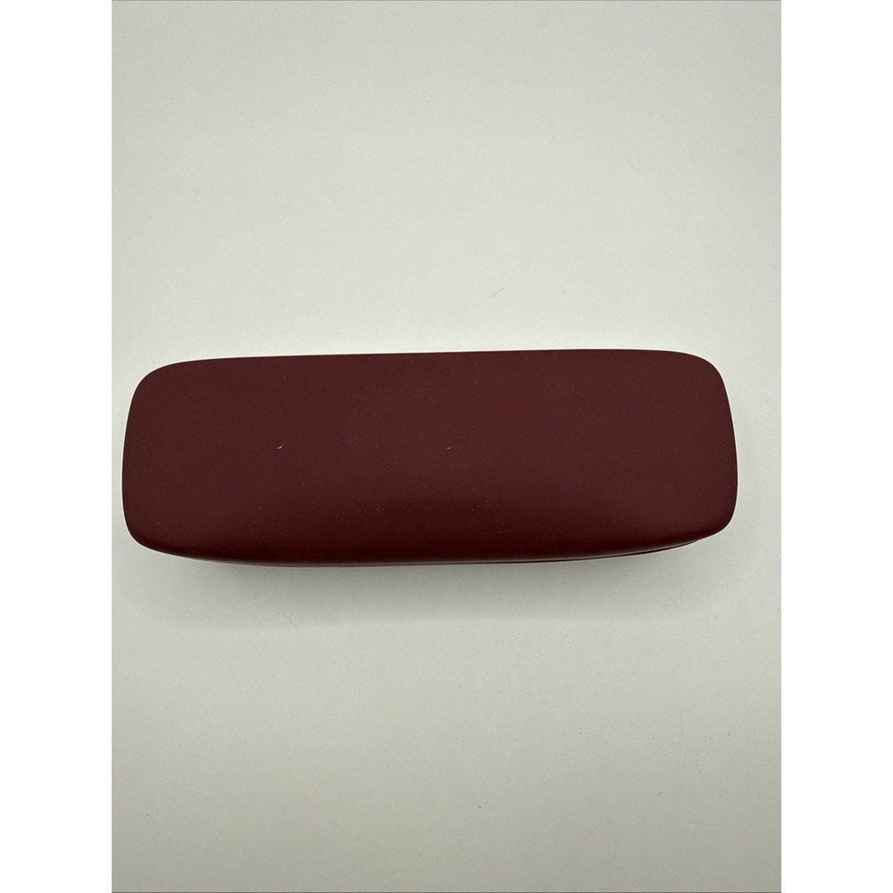 Ray-Ban Case Hard Clam Shell Snap Shut Eye Glass Sunglasses Case Barn Maroon - Picture 2 of 7